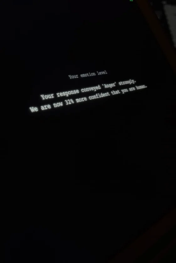 Emotion result screen