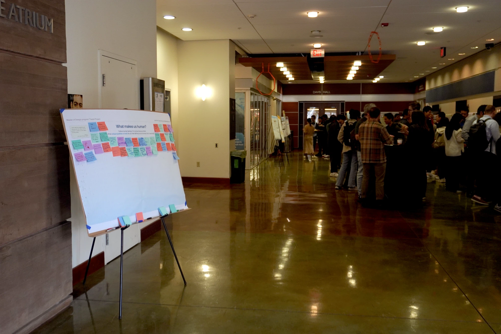 The survey board filling with responses, frame 5 of 7