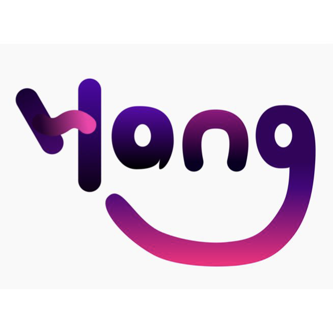 “Hang” script, smile tail